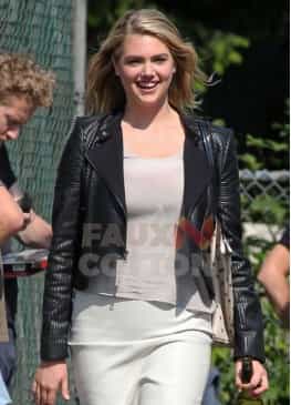 The Layover Kate Upton Biker Jacket